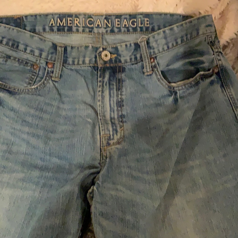 Men’s. American eagle blue jeans. Bootcut. 36x32